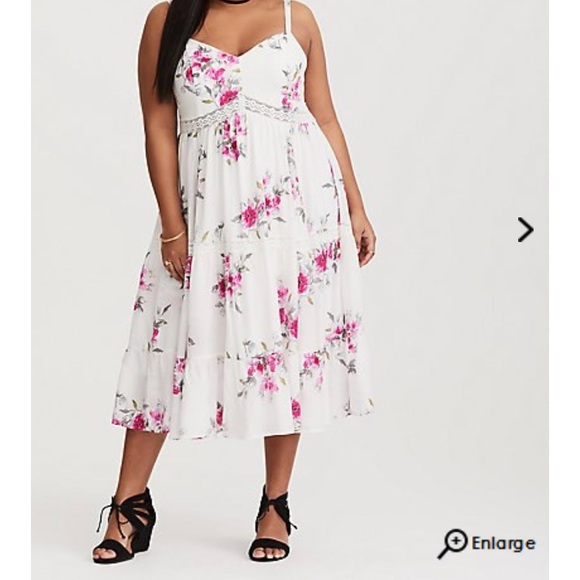 torrid Dresses & Skirts - NWT Torrid 4X Floral Challis Dress